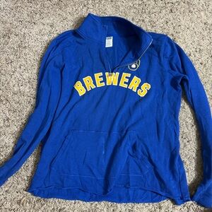 PINK Victoria's Secret Blue Women's Cowl Neck Sweater